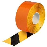 Žlutočerná extrémně odolná vinylová páska, 10 cm × 30 m – XP 200